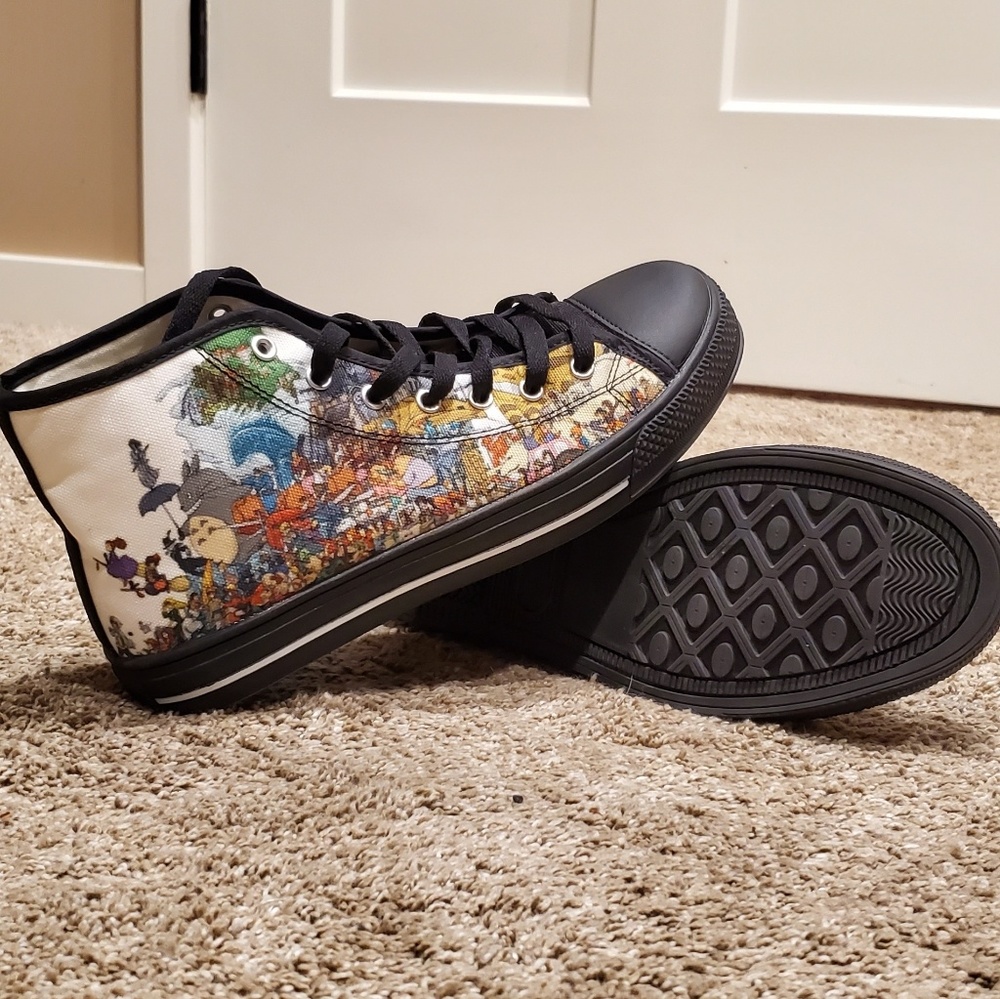 Studio Ghibli Converse Style Hightops
